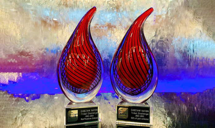 Choctaw blood drive awards