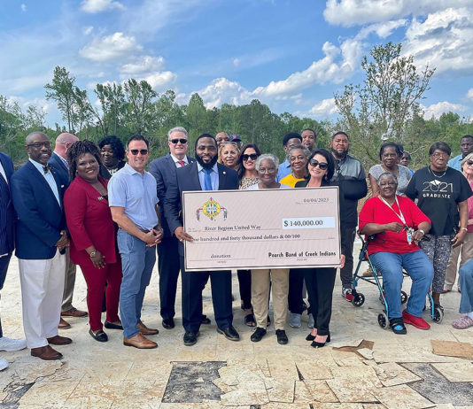 Poarch Band of Creek Indians Donate $140,000 to River Region United Way Poarch Band of Creek Indians Donation