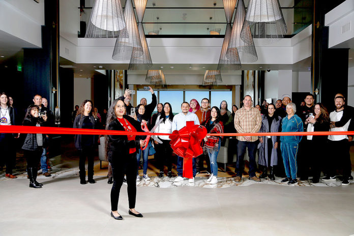 Red Hawk Ribbon Cutting Red Hawk Ribbon Cutting