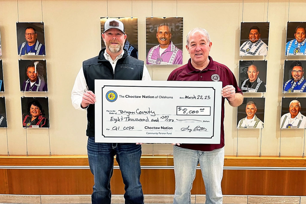 Choctaw Bryan County donation