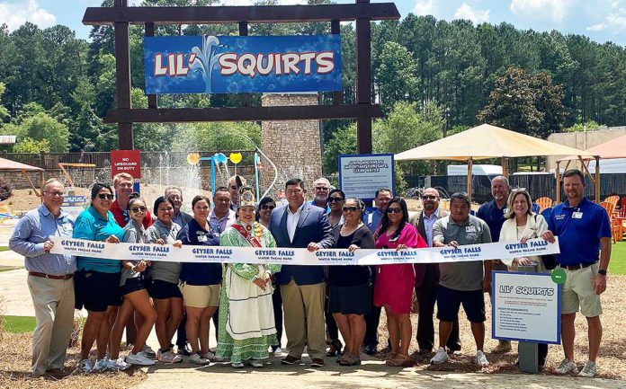 Geyser Falls Ribbon Cutting