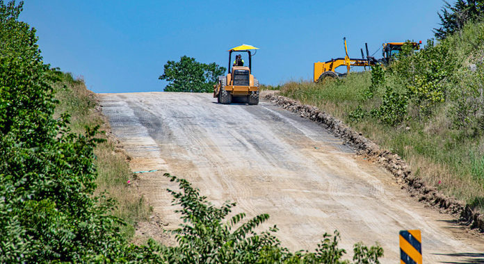 Prairie Band Potawatomi road work
