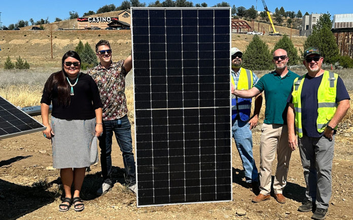 Rain Rock solar farm install