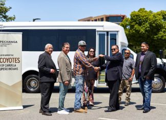 Pechanga Donates Shuttle Van to Los Coyotes Tribe for Youth Programs Pechanga Los Coyotes Tribe bus
