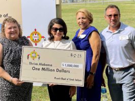 Poarch Band of Creek Indians Invests in Local Healthcare With $1 Million Donation Poarch Creek Thrive Alabama donation
