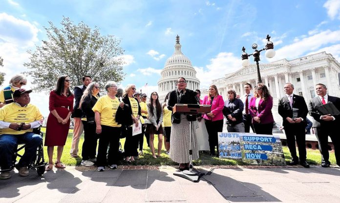 Navajo RECA Capitol Hill rally