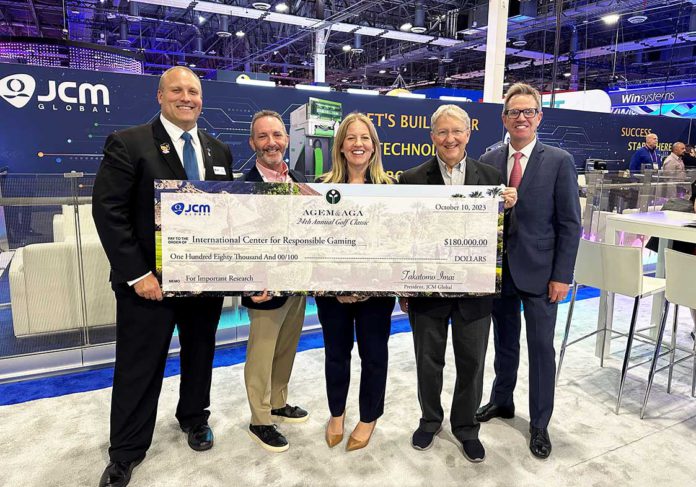 AGEM, AGA, JCM check to ICRG AGEM, AGA, JCM check to ICRG