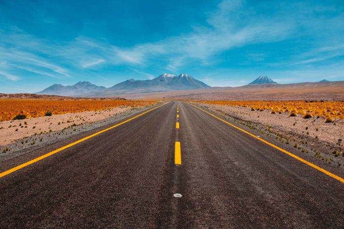 Looking down the road