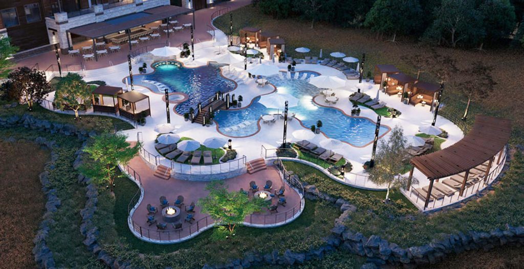 Choctaw Landing pool rendering