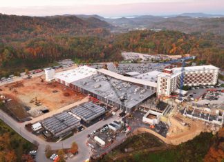 Harrah’s Cherokee Valley River Casino & Hotel $275 Million Expansion on Schedule Harrahs Cherokee Valley River Drone
