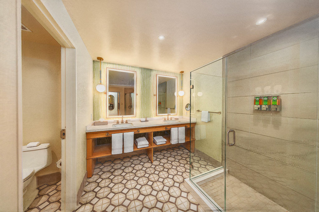 Harrahs SoCal Dive Inn Bathroom Rendering