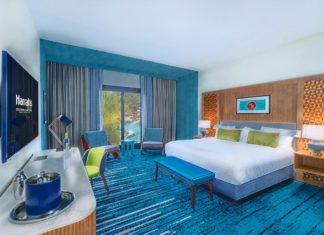 Harrah’s Resort SoCal Announces $24M Renovation of Dive Inn Tower Harrahs SoCal Dive Inn Bedroom Rendering