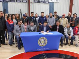Cherokee Nation Leases Land for $1 to Public School for New Facility Cherokee Land Lease signing