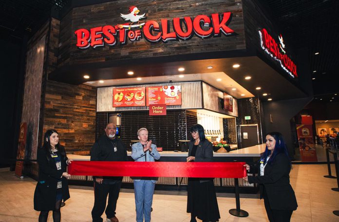 Harrahs Best of Cluck ribbon cutting