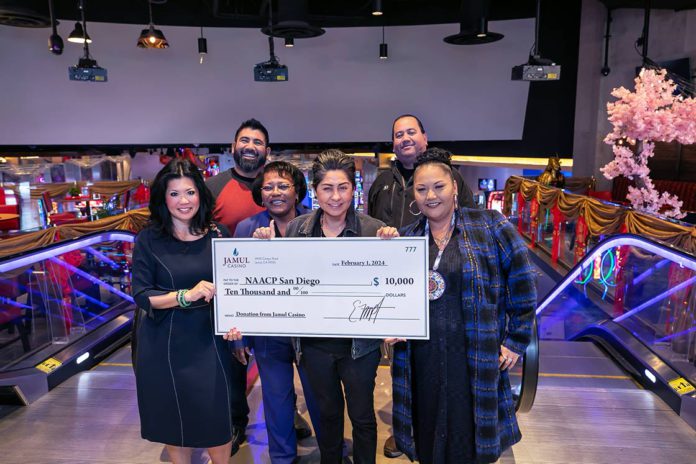 Jamul Casino NAACP Donation