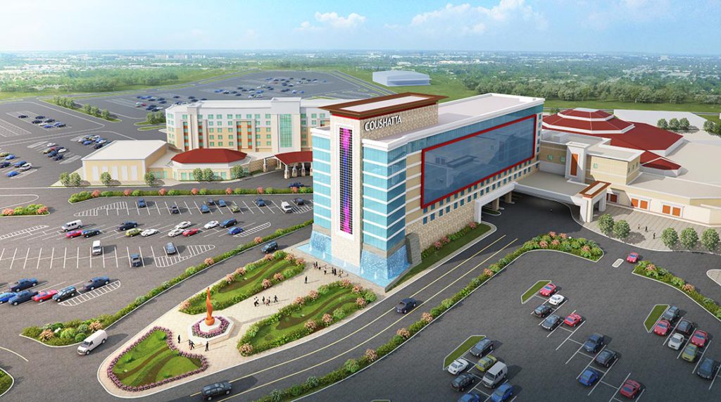 Coushatta Hotel Aerial Exterior
