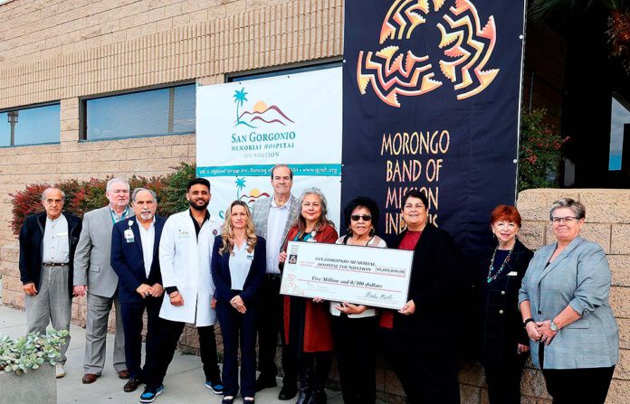 Morongo $5M SGMH Donation
