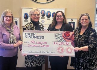 Grand Traverse Guests Donate $4,600 to Leelanau Children’s Center Grand Traverse $4500 Cash Kindness
