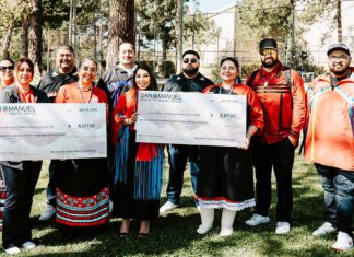 San Manuel Raises $15,000 Through Annual MMIP Walk at Cal State San Bernardino San Manuel MMIP donation