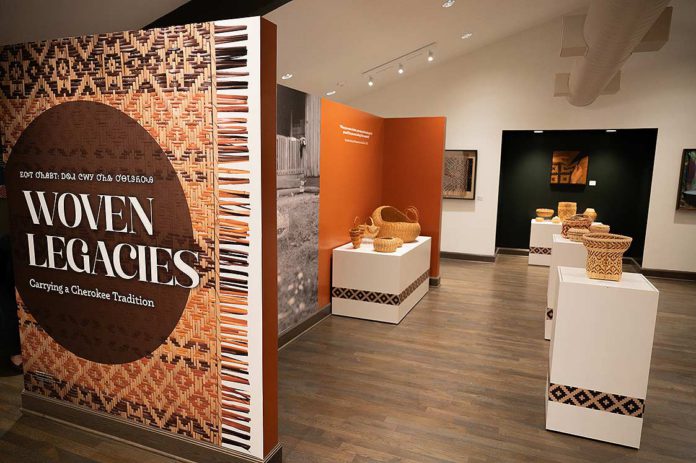 Cherokee Nation Woven Legacies exhibit
