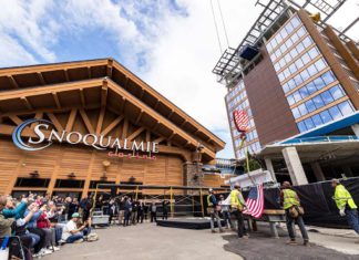 Snoqualmie Casino Celebrates Topping Ceremony for New Hotel Expansion Snoqualmie Hotel Topping Ceremony