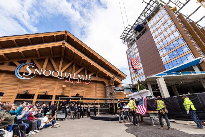 Snoqualmie Hotel Topping Ceremony