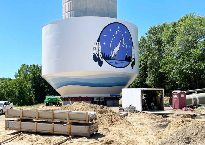 Gun Lake water tower