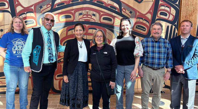 Haaland Alaska visit July 2024