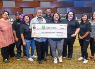 Morongo Donates $50,000 To BHS Boosters Club Morongo BHS Boosters donation