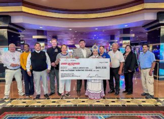 Pearl River Resort Guests Donate to Tribal Programs Pearl River guest charity donation