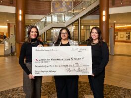 Choctaw Nation Charity Golf Tournament Raises $323,000 for Scholarships Choctaw golf scholarship check