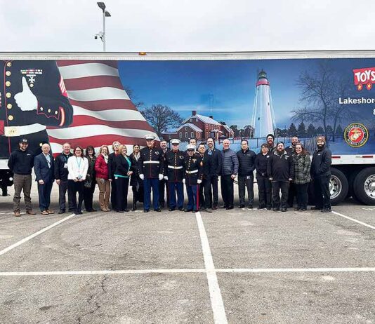 Gun Lake Casino Collects 1,000 Toys for Children in Need GLC_Marines Toys for Tots