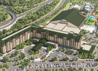 Great Wolf Lodge Mashantucket To Open Ahead of Schedule Foxwoods_Great Wolf_Aerial