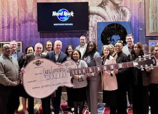 Hard Rock Northern Indiana Donates $500K to School District Gary Community School Corp check
