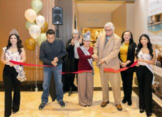 Legends Casino Hotel Cuts Ribbon on Sage Spa Legends Casino Sage Spa ribboncutting
