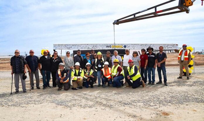 North Fork Rancheria topping out