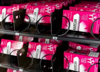 Citizen Potawatomi Nation Provides Free Lifesaving Medicine to Public CPN Narcan vending machine