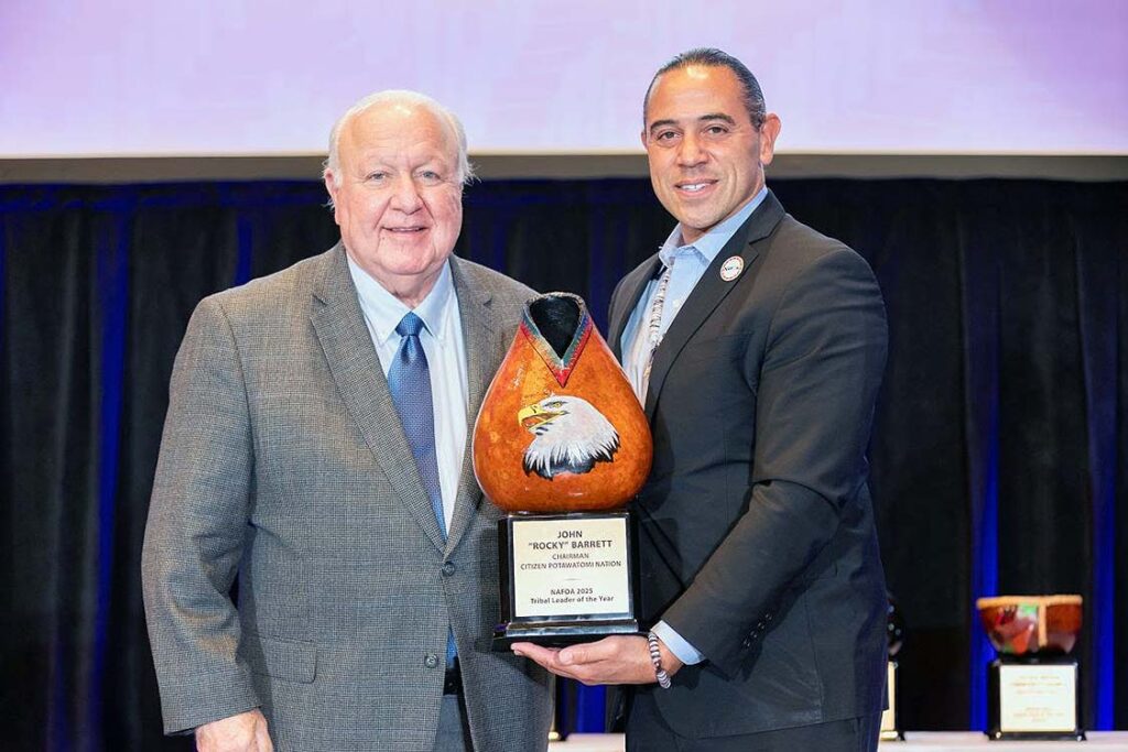 Chairman Barrett_NAFOA Tribal Leader of the Year