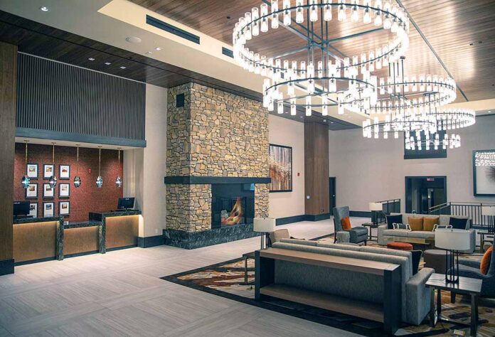 Black Oak hotel lobby