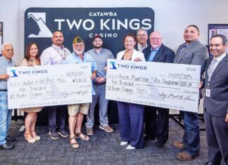 Catawba Two Kings Donates $10K to Non-Profits Catawba Two Kings_Spare Change donation