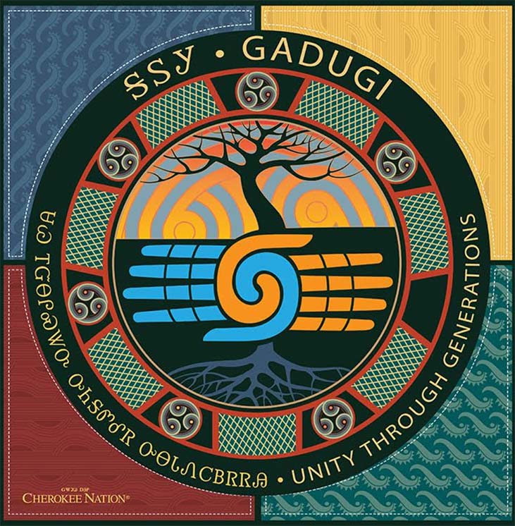 Cherokee 73rd National Holiday logo