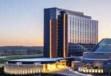 Gun Lake Casino Resort Celebrates 15-Year Anniversary Gun Lake Hotel Exterior_REVG