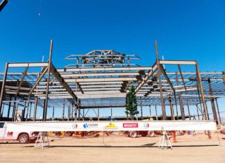 Casino Del Sol Grant Road Celebrates Construction Milestone Casino Del Sol Grant Road beam signing
