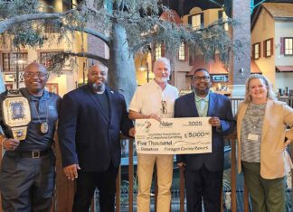 Paragon Casino Resort Donates $5,000 to LACG Paragon LACG Donation Check