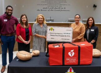 Poarch Creek Indians Donate $25,000 to American Heart Association Poarch Creek_AHA $25K donation