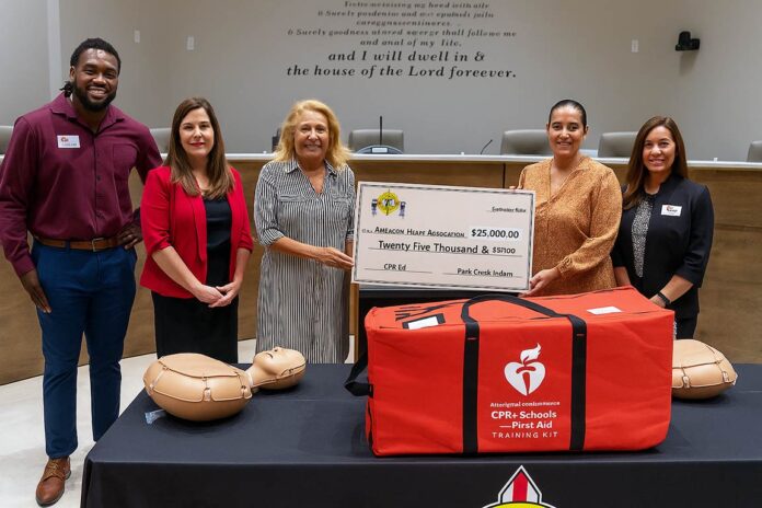 Poarch Creek_AHA $25K donation