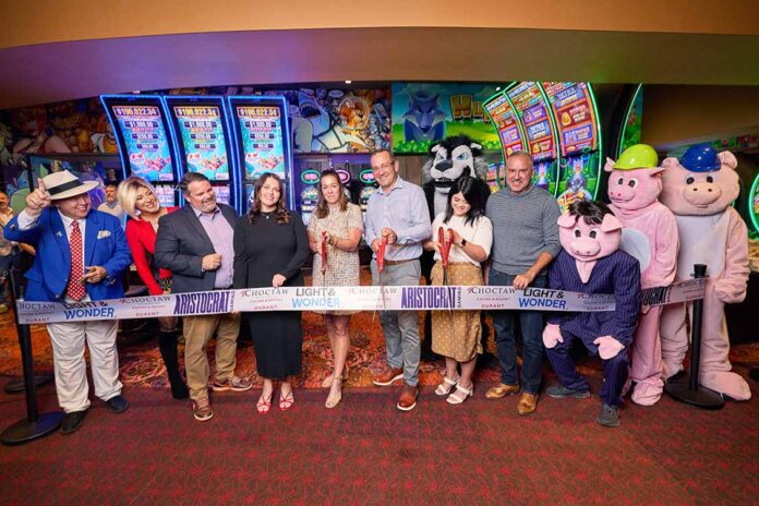 Aristocrat L&W Choctaw gaming room Aristocrat L&W Choctaw gaming room