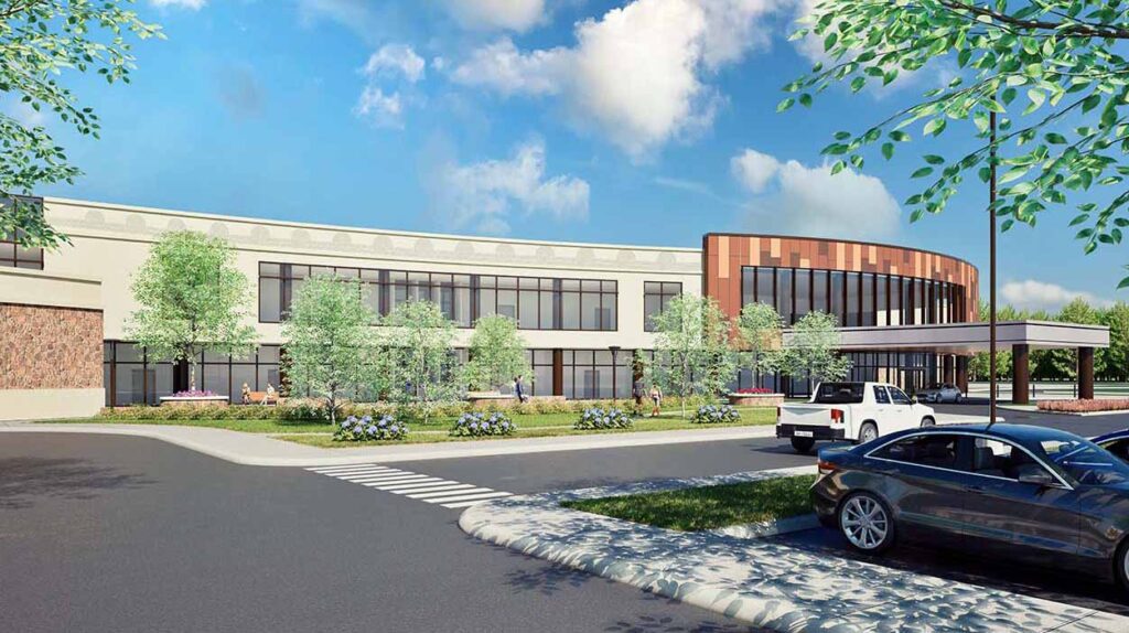 Claremore Indian Hospital Rendering