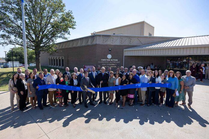 Claremore Indian Hospital ribbon cutting