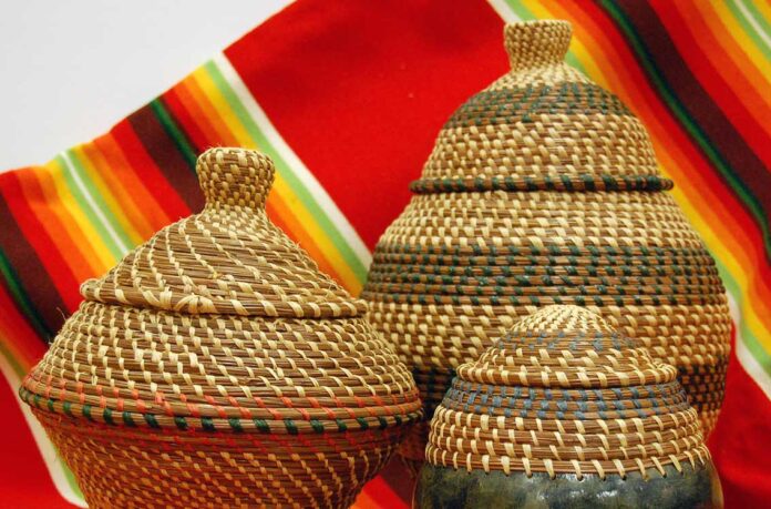 Tunica Biloxi basketry